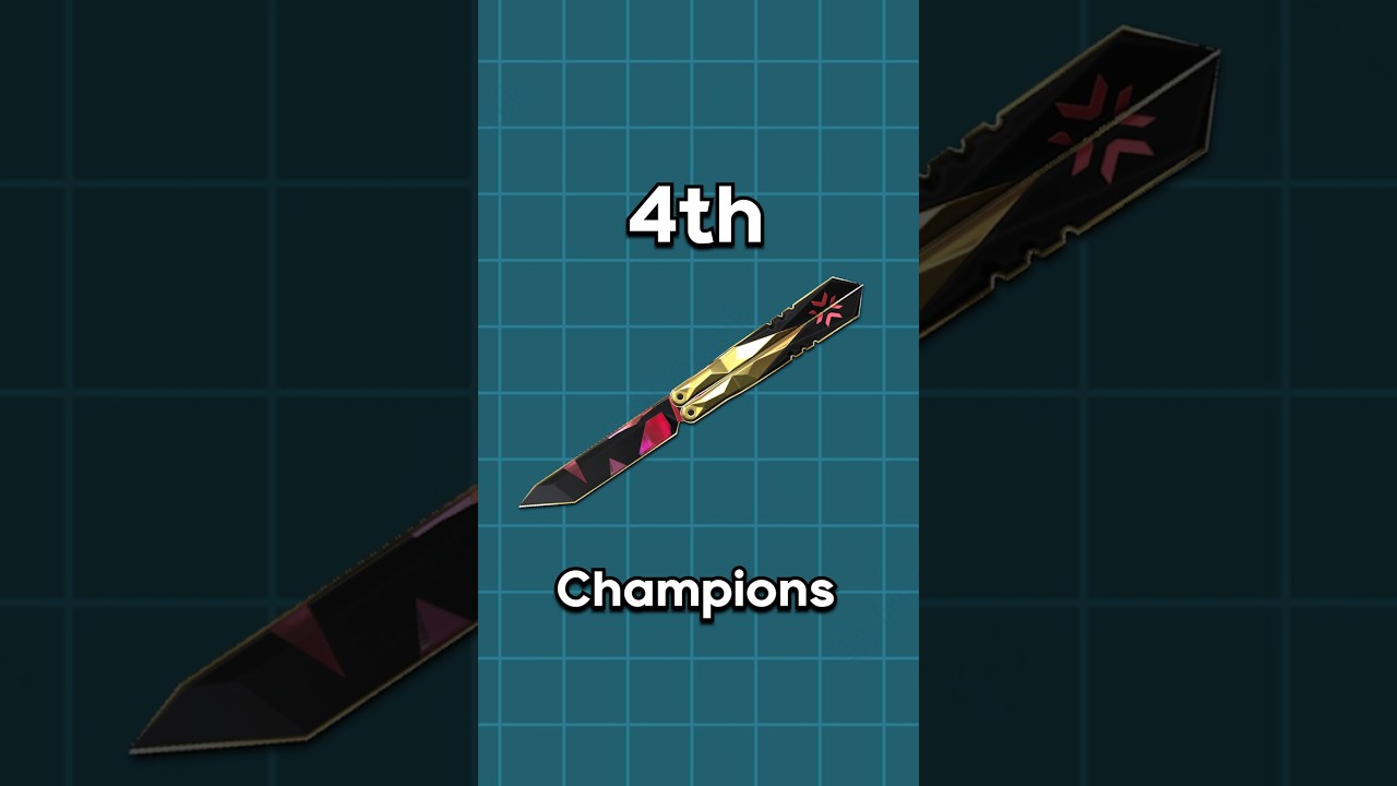 Ranking All VALORANT Butterfly Knife Skins! 👀