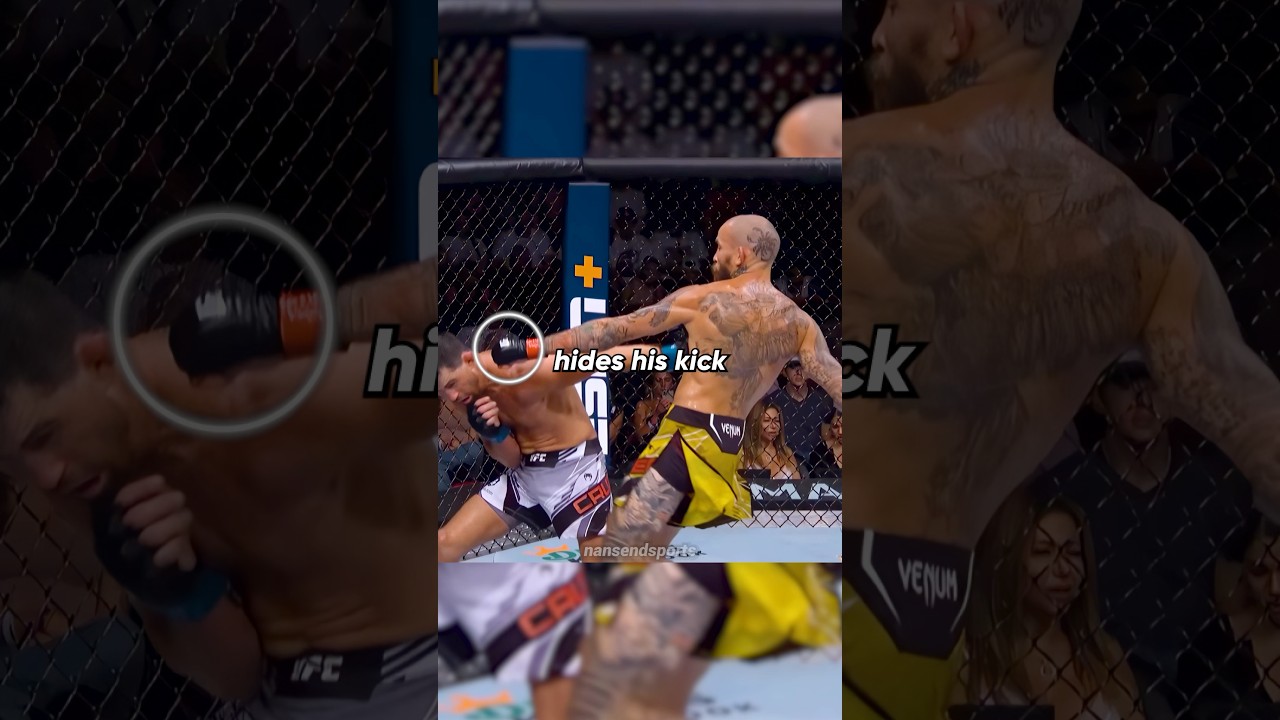 Sneaky Head Kick KO 💨 #ufc