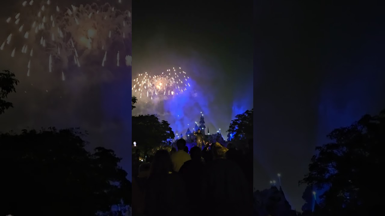 DISNEYLAND DECEMBER FIREWORK SHOW 