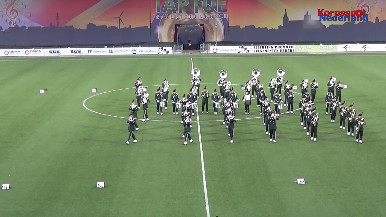 Muziekvereniging DVS tijdens Taptoe 's Hertogenbosch 2019