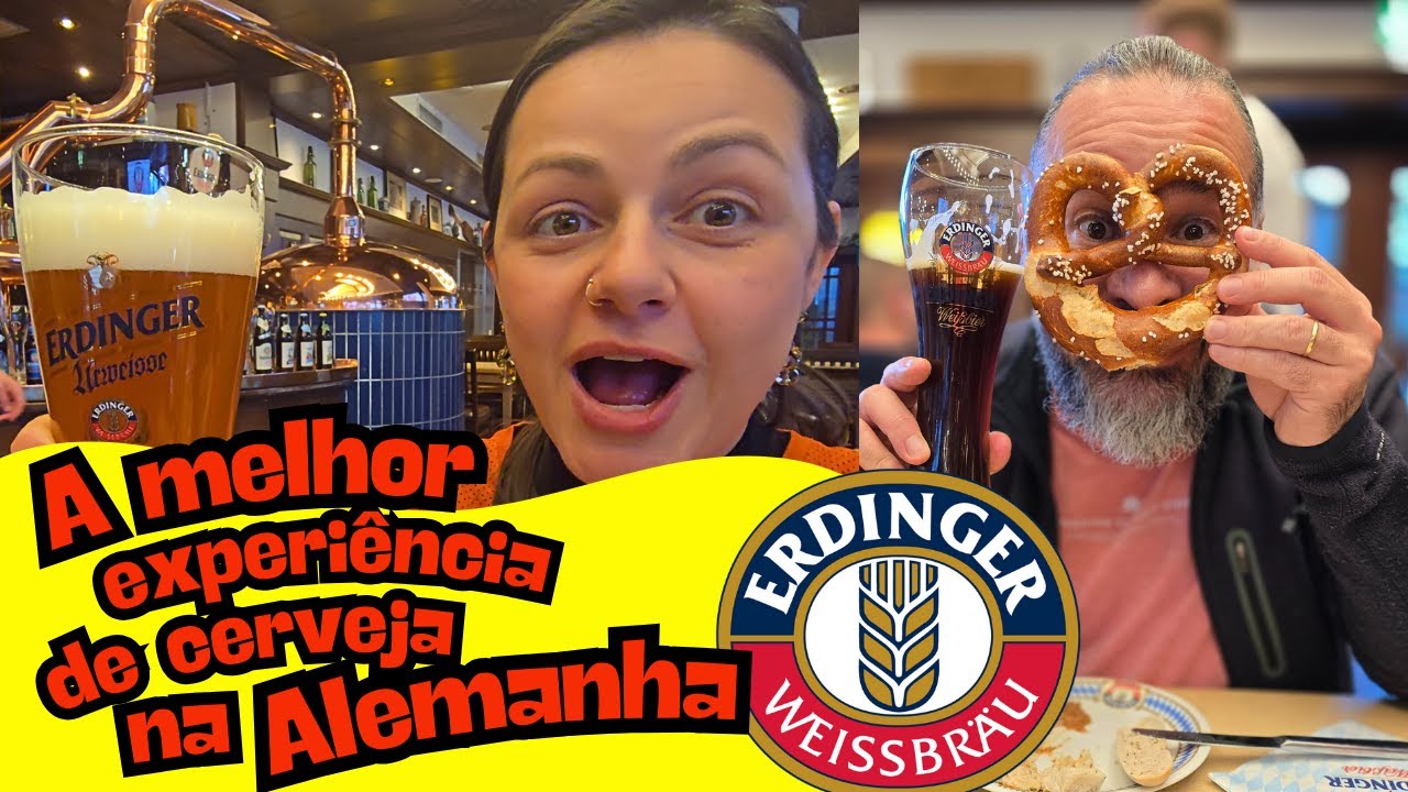 🍺 COMO É O TOUR EM UMA DAS MELHORES CERVEJARIAS DA ALEMANHA - ERDINGER - NAS REDONDEZAS DE MUNIQUE
