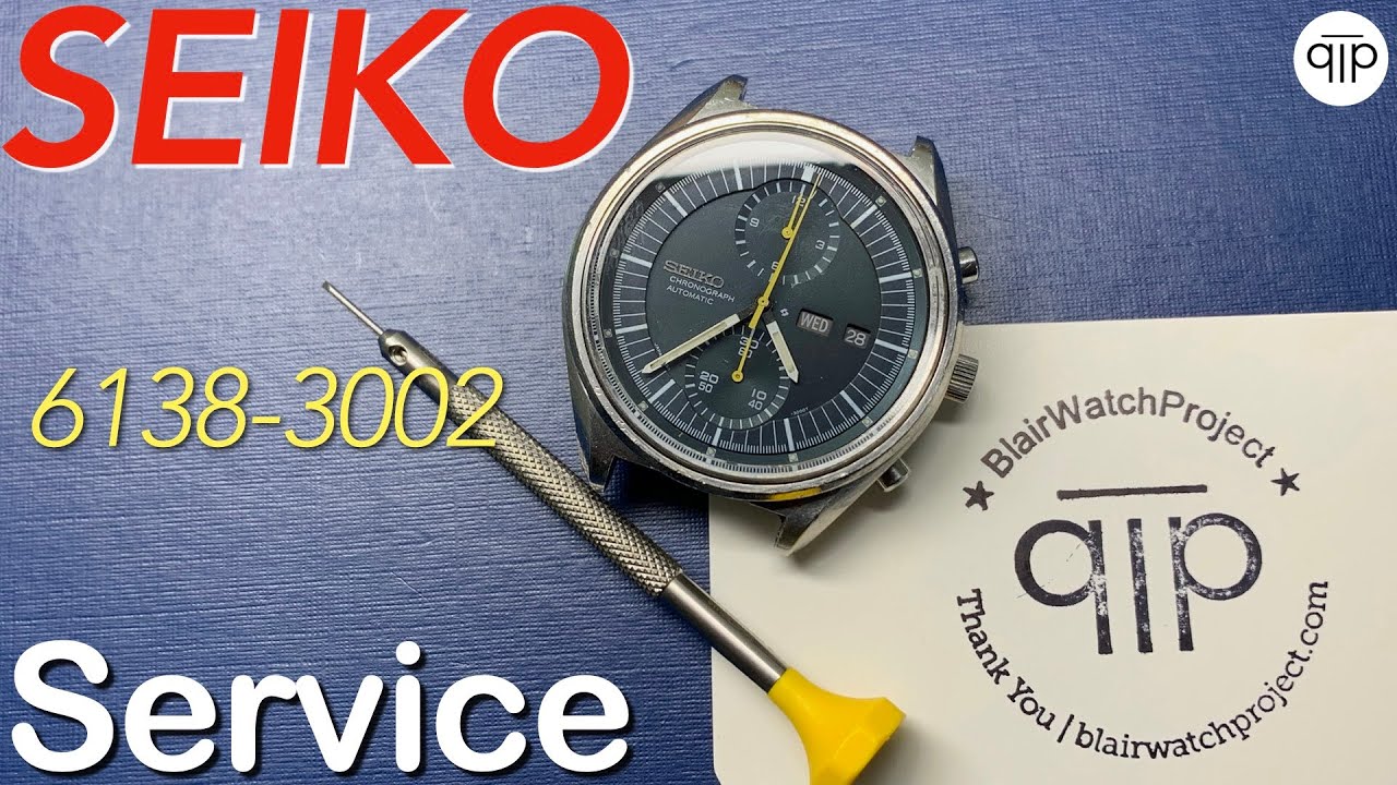 For D.T. -- Seiko 6138-3002 Jumbo Service and Restoration
