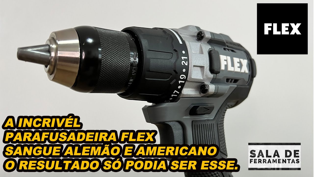 FLEX, O MELHOR DA TECNOLOGIA ALEMÃ E AMERICANA EM UMA PARAFUSADEIRA  FANTASTICA #flex #ferramentas .