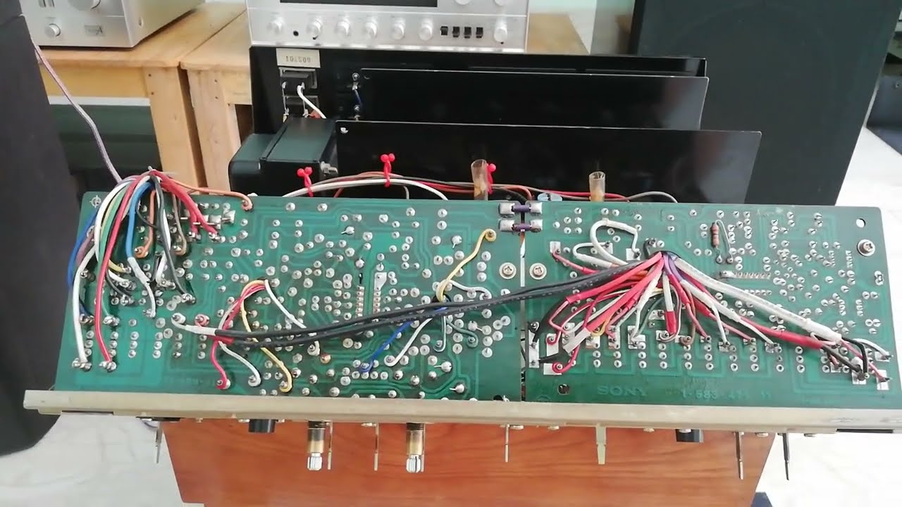 SONY TA 1150D Intergrated Stereo Amplifier Restoration // Restore And Repair Broken 120w Amplifier