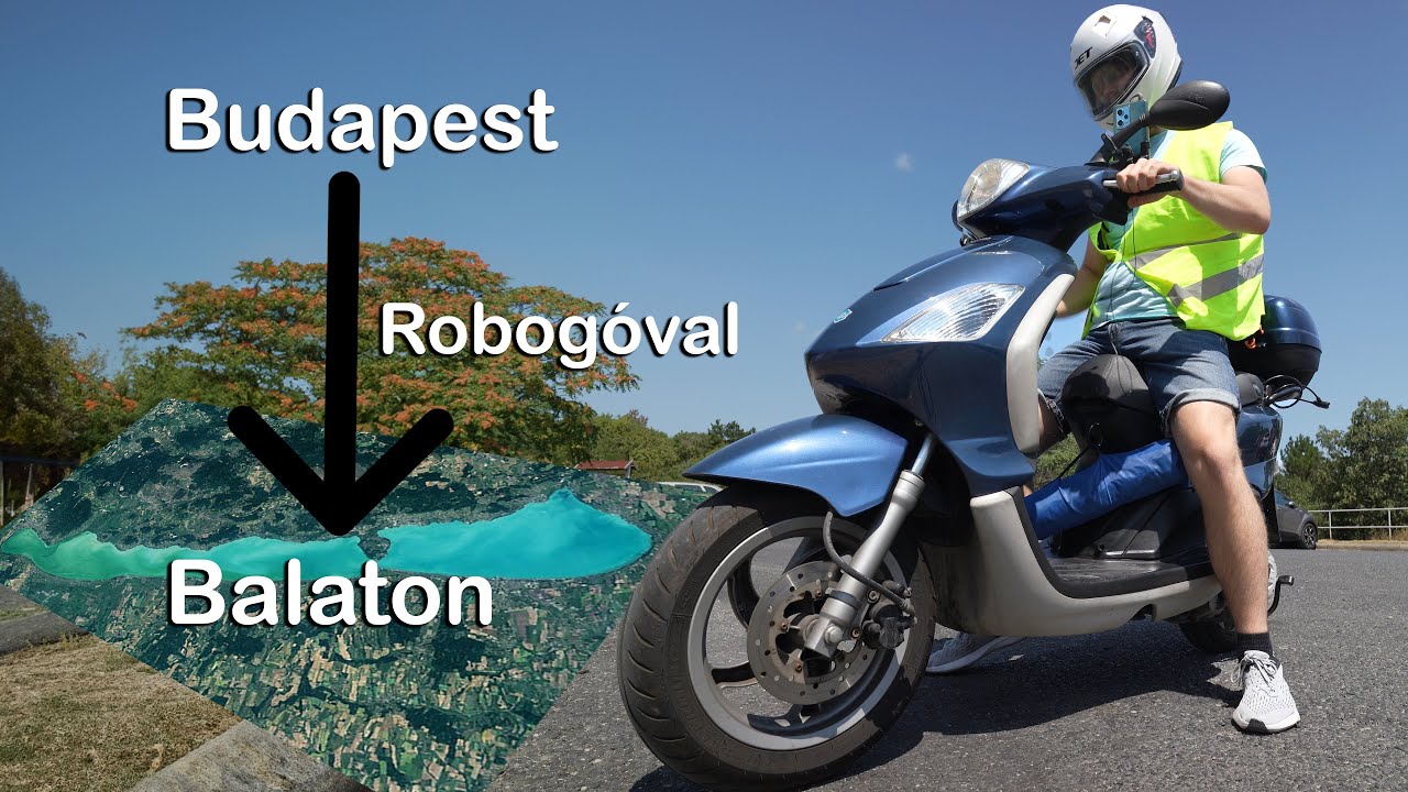 Így Jutottam Le a BALATONRA egy 50 cm³-es ROBOGÓVAL!