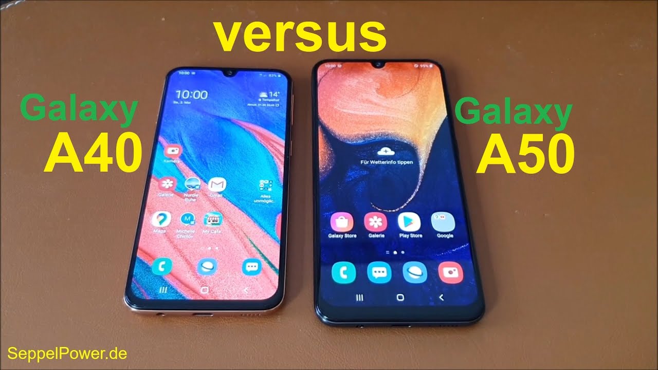 Samsung Galaxy A40 versus A50 - Lohnt sich das in 2020 noch? | SeppelPower