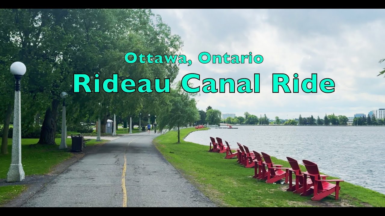 Rideau Canal Bike Trail:  Ottawa, Canada