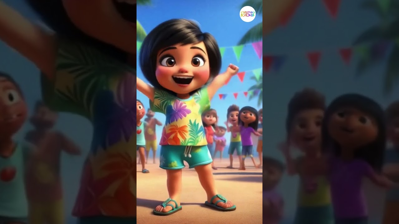 🎵Calypso kids Jingle part 2 #shorts #kidssongs