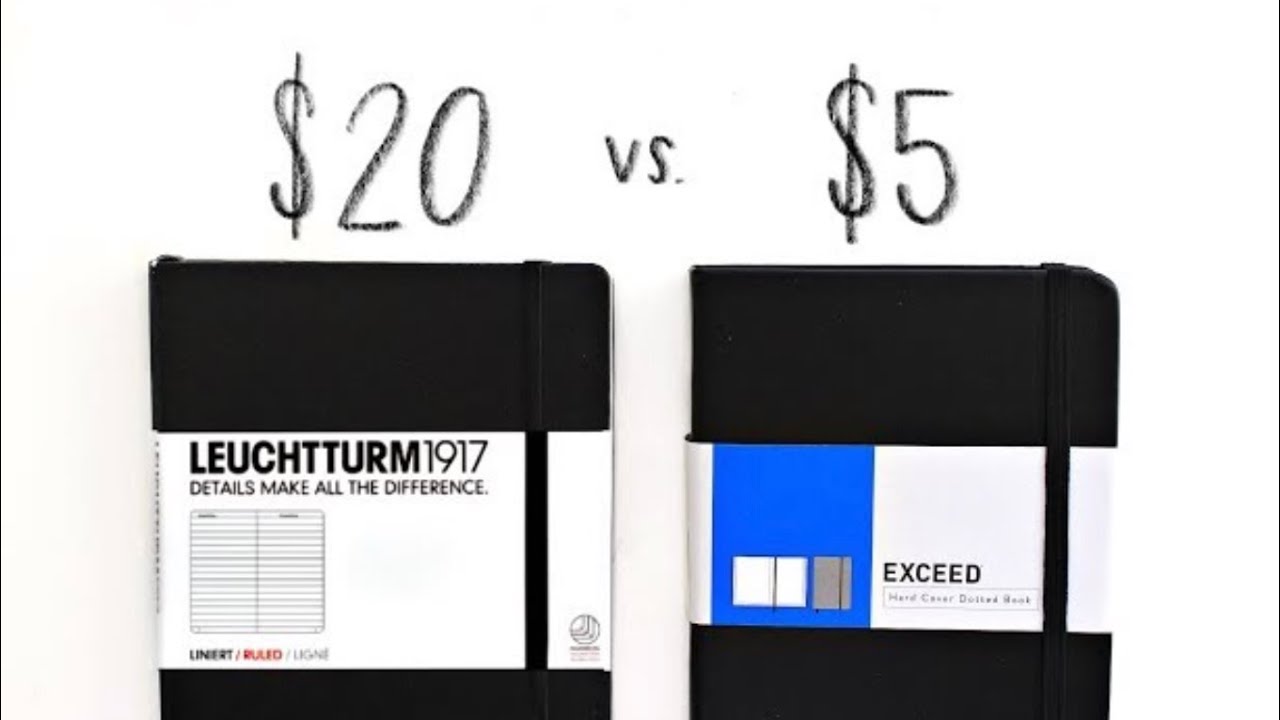 Bullet Journal Review/Comparison | Leuchtturm1917 vs Exceed