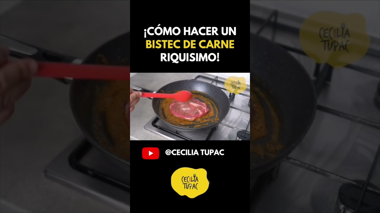 &iexcl;COMO HACER UN BISTEC DE CARNE RIQUISIMO! #recetas #bistec #carne