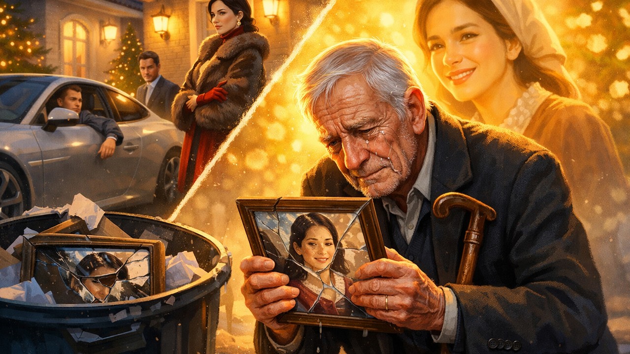 Hijos millonarios HUMILLAN a su padre anciano en Nochebuena; el Karma les da la lección más cruel.