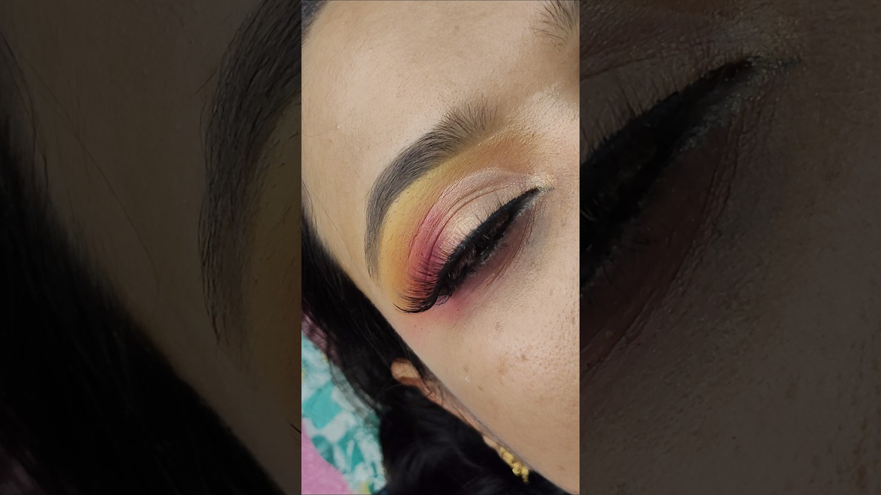 half cut crease eye makeup 