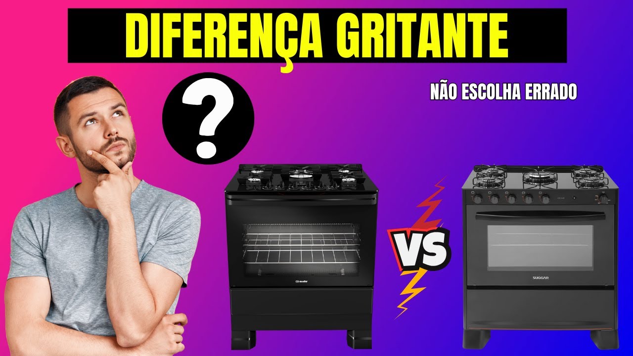 Fogão SUGGAR COOK GLASS vs MUELLER MFV5BF: Qual Vale Mais a Pena em 2026?