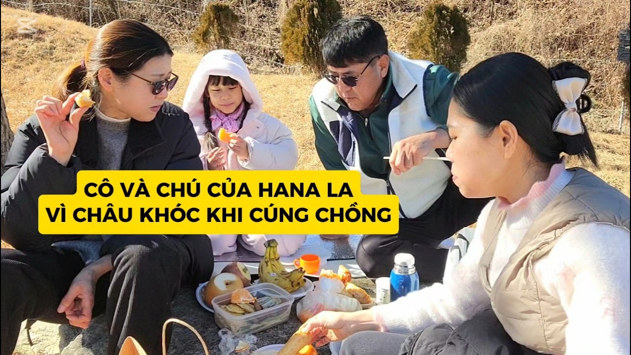215# LÊN VIẾNG MỘ,CÚNG CHO CHỒNG XONG MỌI NGƯỜI CÙNG ĂN ĐỒ CÚNG VỚI NHAU..