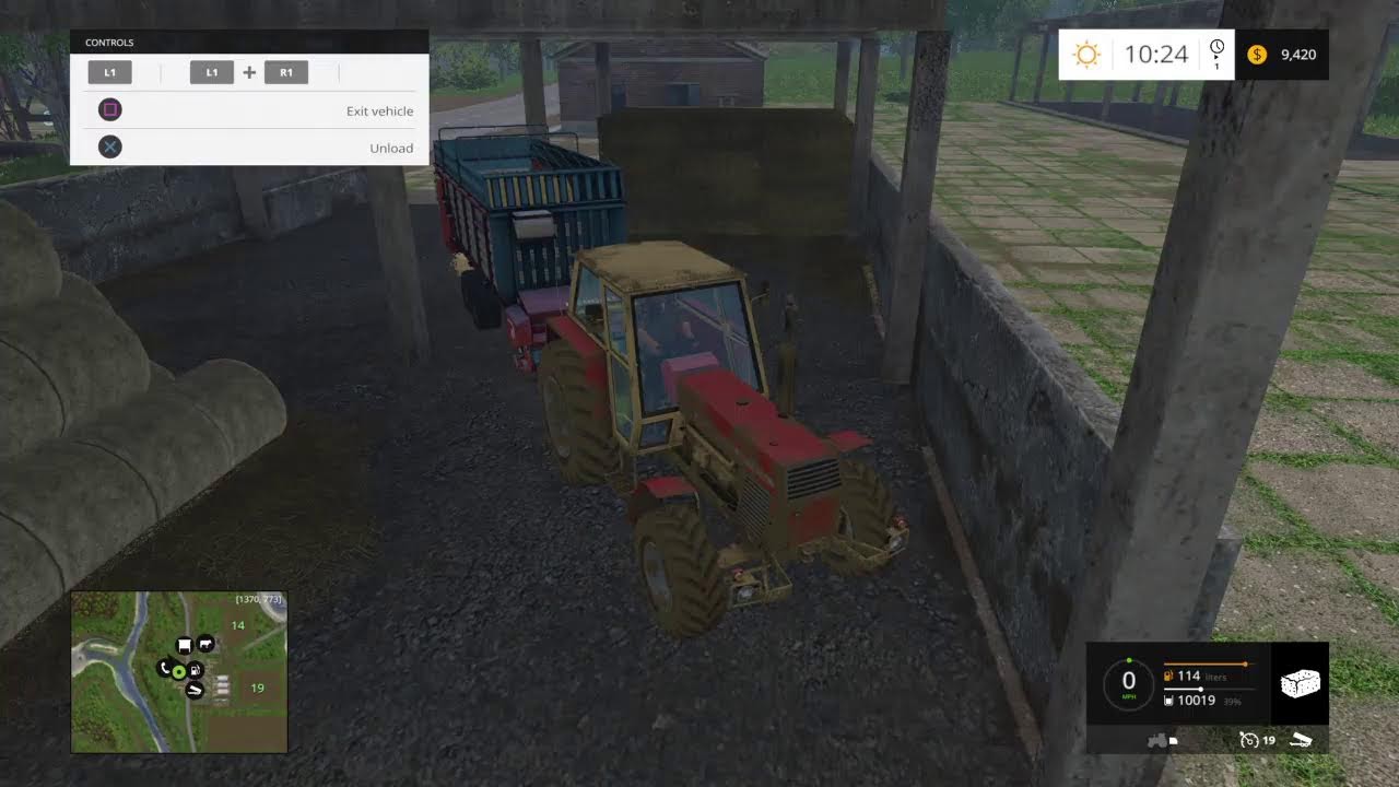 Playing Farming Simulator 2015