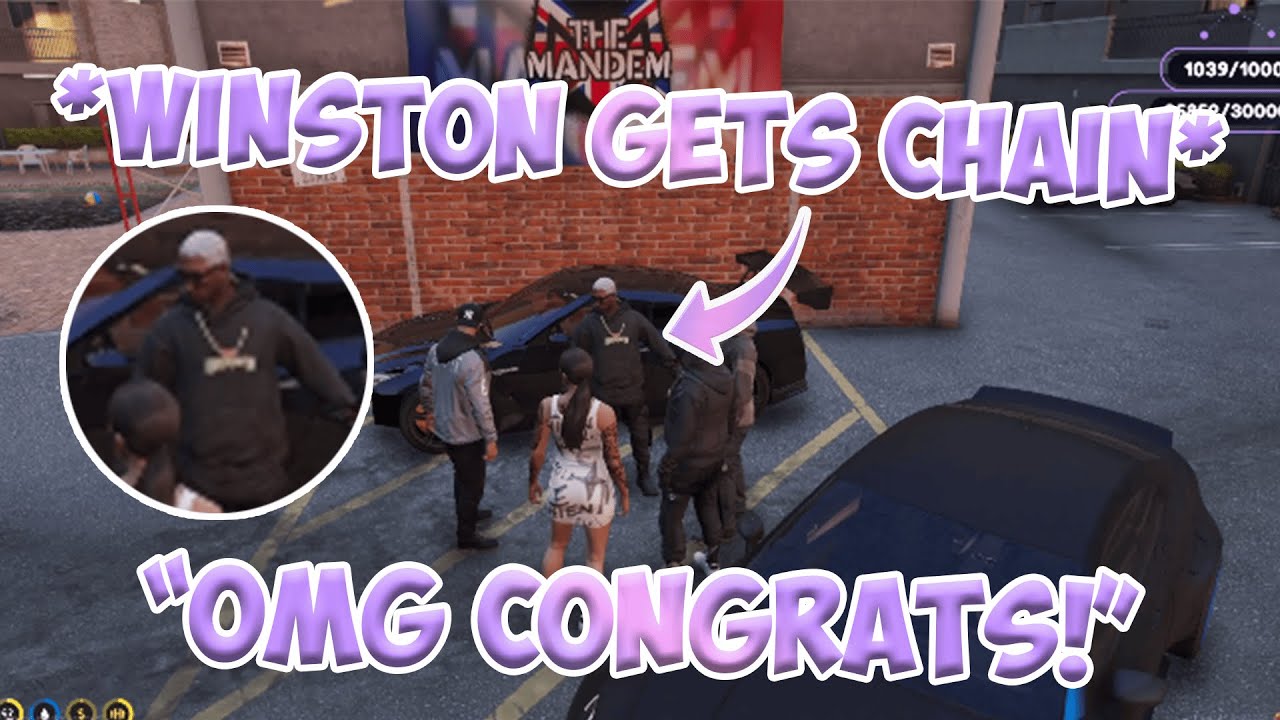 Saint's REACTION To Winston Getting His Mandem Chain!