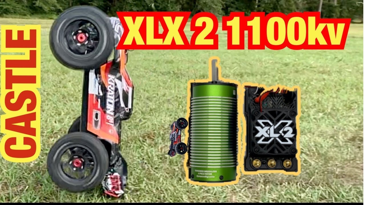 Castle XLX 2 1100kv in the Crusher Kraton First Drive
