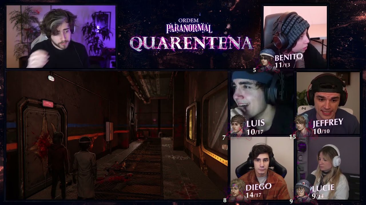 CELLBIT APROVEITA que eles n&atilde;o falam PT-BR Ordem Paranormal - QUARENTINE #cellbit #quackity #qsmp