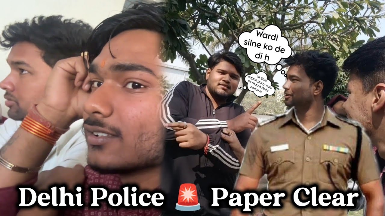 Delhi police 🚨 ki bharti done - ft BCA ki Class le rhaa hu 
