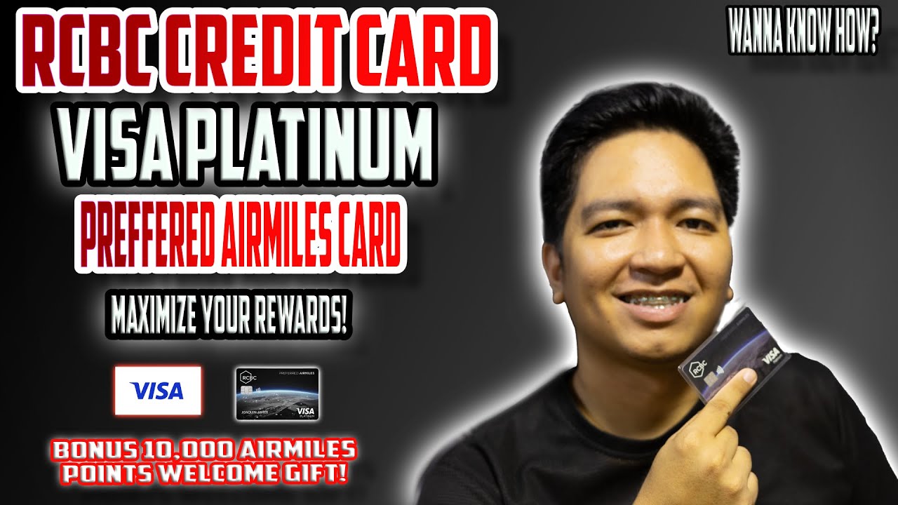 RCBC Visa PLATINUM: gain 10,000 Airmiles Welcome Gift! promo is extended!