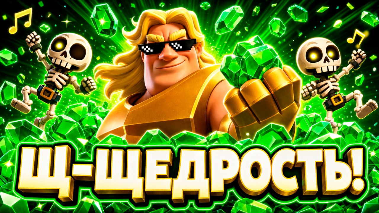 12 500 ЗА 5 МЕСЯЦЕВ БЕЗ ДОНАТА В CLASH ROYALE!