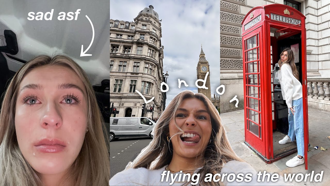 i got sad and booked a flight to europe | LONDON VLOG