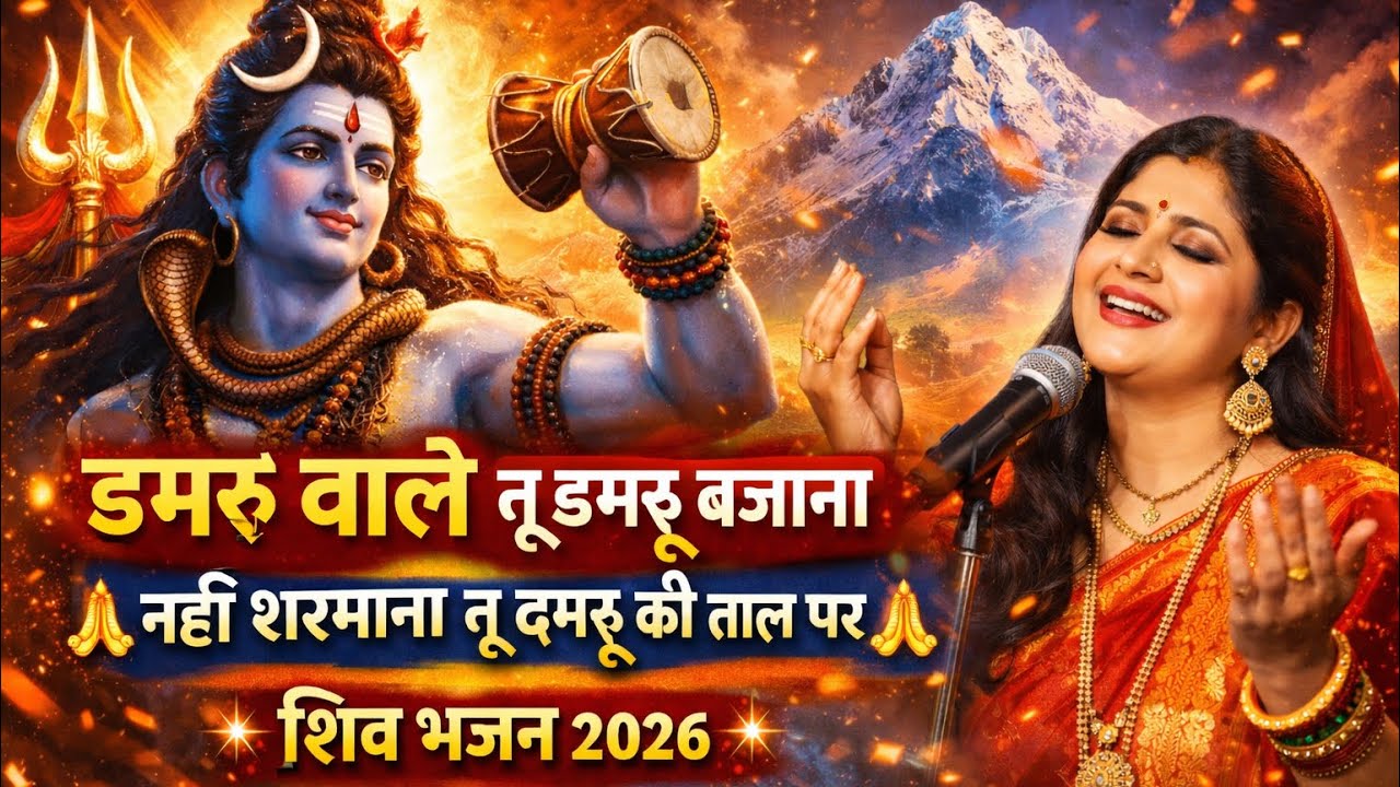 डमरू वाले तू डमरू बजाना  नही शरमाना तू डमरू की ताल  प|| Shiv bhajan||Sheelvanti Rana 