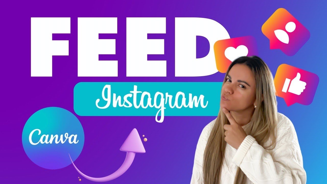 😍 Cómo DISEÑAR tu Feed de INSTAGRAM con CANVA