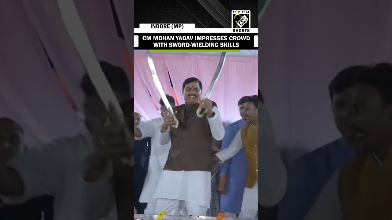 MP CM Mohan Yadav impresses crowd with sword-wielding skills at &lsquo;Ladli Behna&rsquo; event in Indore