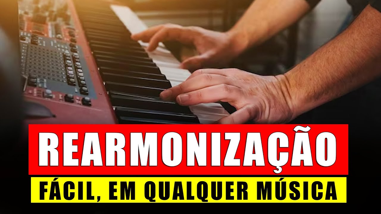 Faça a REARMONIZAÇÃO de qualquer música no TECLADO aplicando isso!