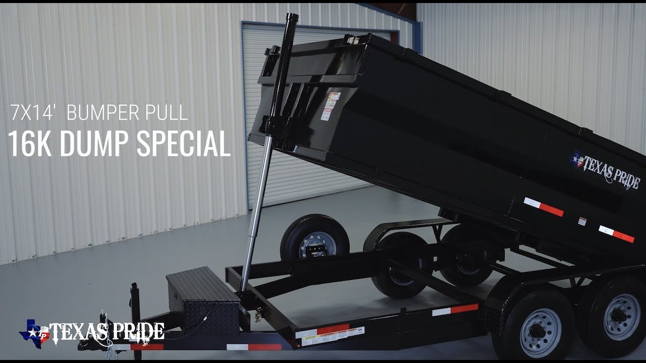 Walk Around: NEW 16K LB GVWR 7&rsquo;X14&rsquo; Bumper Pull Loaded Dump