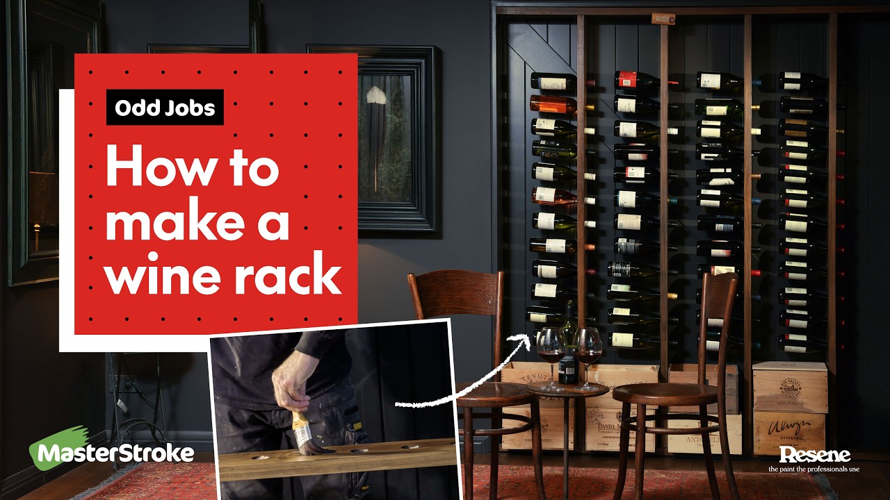 Odd Jobs - How to make a wine rack