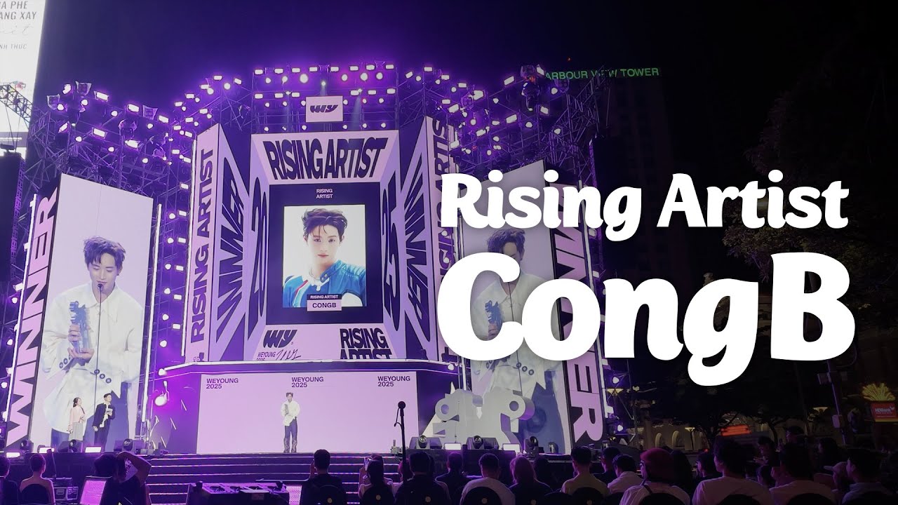 CongB won the Rising Artist award at We Young 2025.