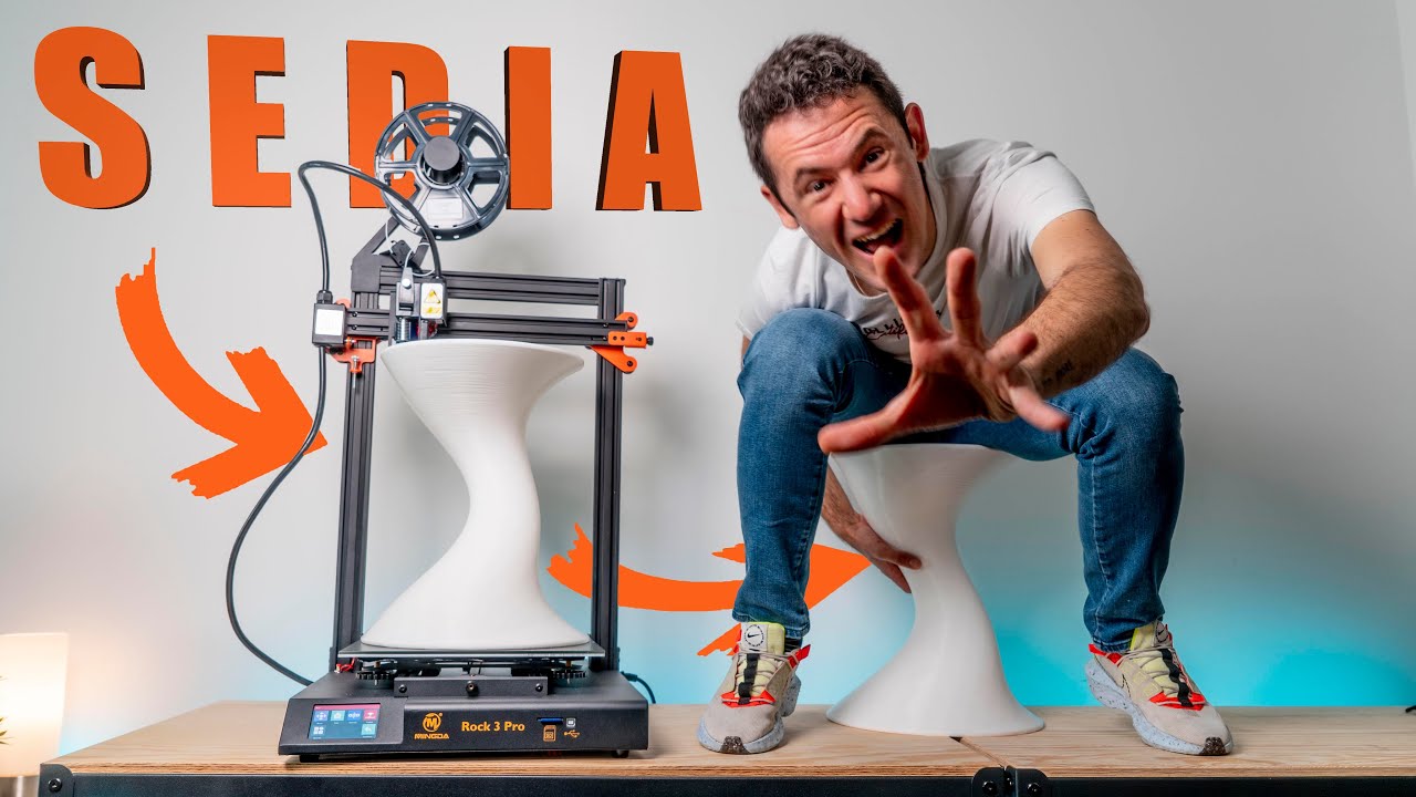 HO STAMPATO IN 3D UNA SEDIA FUNZIONANTE | Mingda Rock 3 Pro