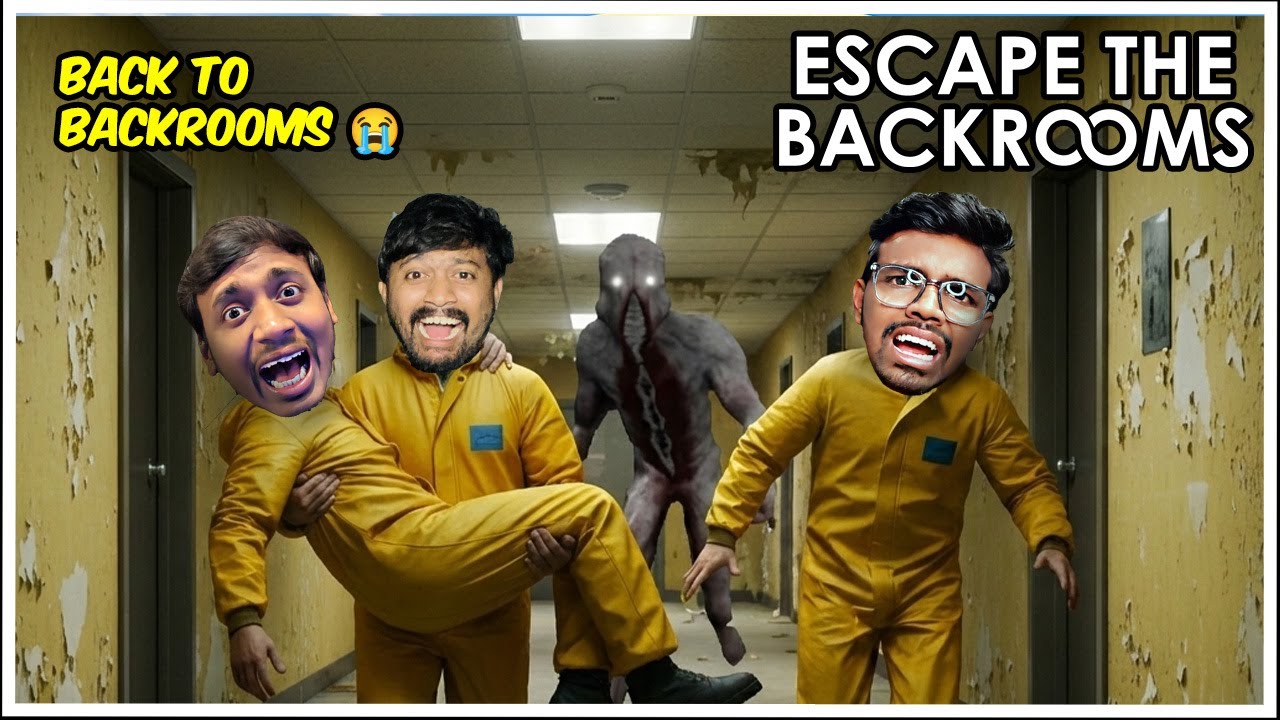 Back To The Backrooms With @Hi5GAMER @MaddyTeluguGamer  #backrooms #horrorgame #fyp