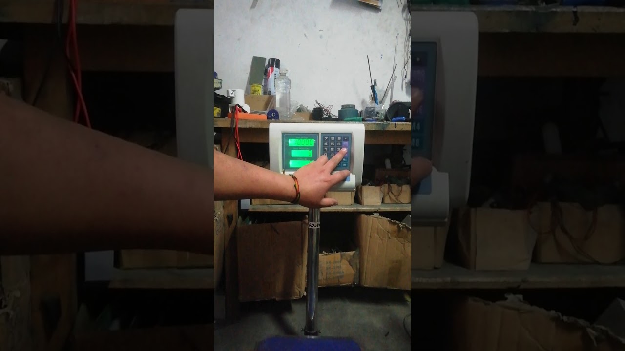 Calibración de balanza JBC modelo T3 capacidad 100Kg.