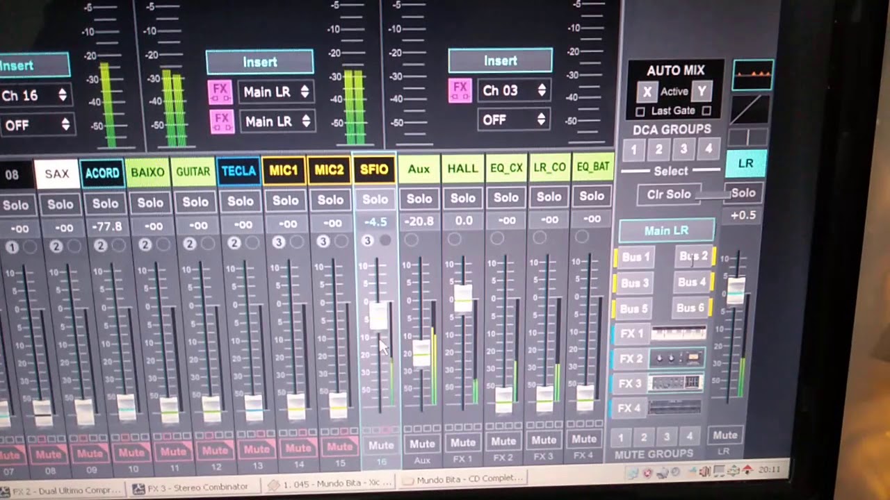 Melhorando a voz com FX Compressor na X18 / XR18 / XR16 BEHRINGER XAIR