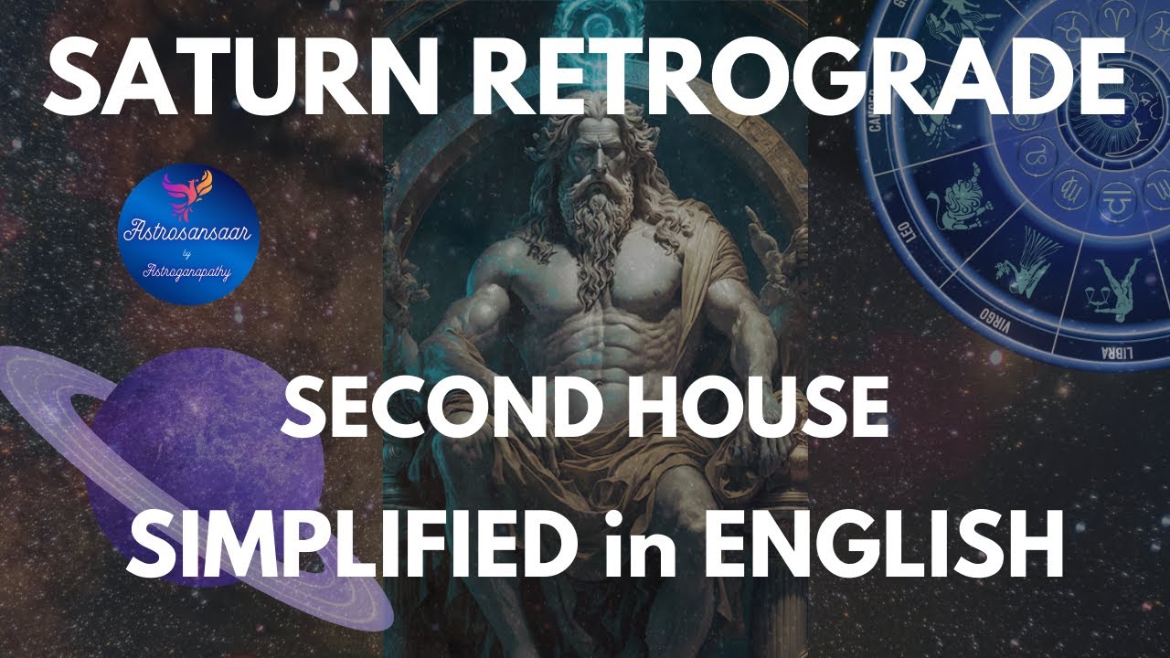 Saturn Retrograde in 2nd House | Retrograde Saturn in All 12 Houses of Astrology Series | English