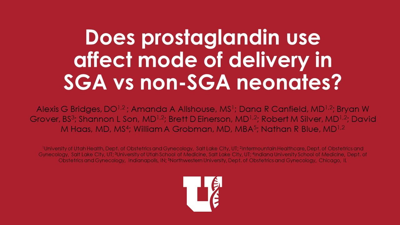 Does Prostaglandin Use Affect Mode of Delivery in SGA vs Non-SGA Neonates? [CC]
