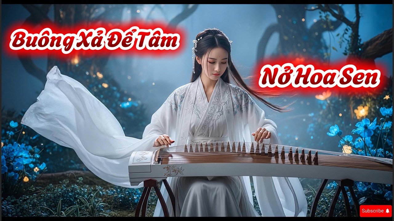 Buông Xả Để Tâm Nở Hoa Sen | Nhạc Thiền Chữa Lành Giọng Nữ | An Nhiên – Ngủ Sâu – Tịnh Tâm