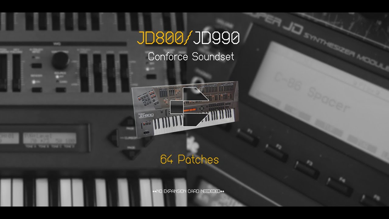 Roland JD-800 & JD-990 Soundset/Presets (Trailer) | CONFORCE