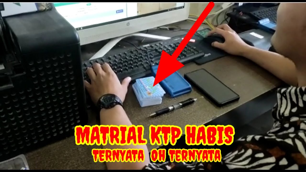 Kata Pegawai Dukcapil Kabupaten Malang Matrial/ Blangko  KTP Habis Ternyata Begini