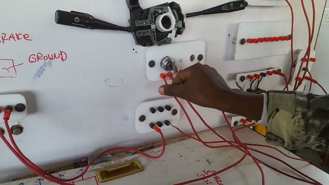 How to wire brake lighting Circuit in Amharic /COC/brake light diagram/brake light in amharic