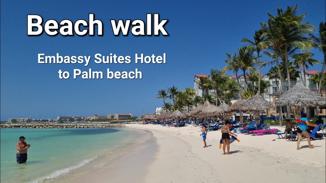 Aruba silent beach walk | Embassy Suites | Palm Beach