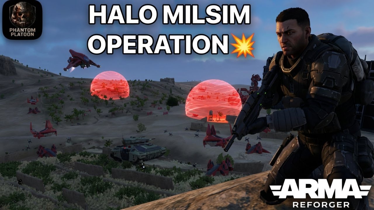 Вот как выглядит операция Milsim в Halo!!!
