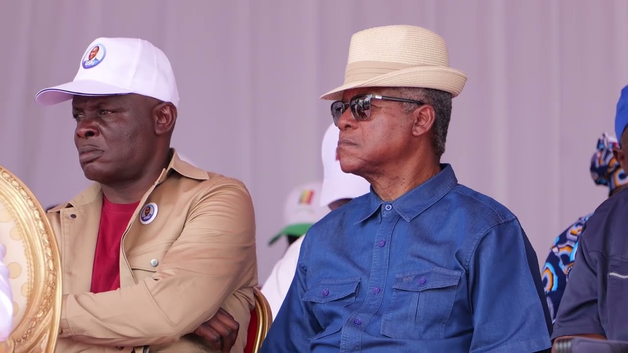 CAMPAGNE ELECTORALE DE DENIS SASSOU-N'GUESSO À DOLISIE DANS LE NIARI #dsn  #election