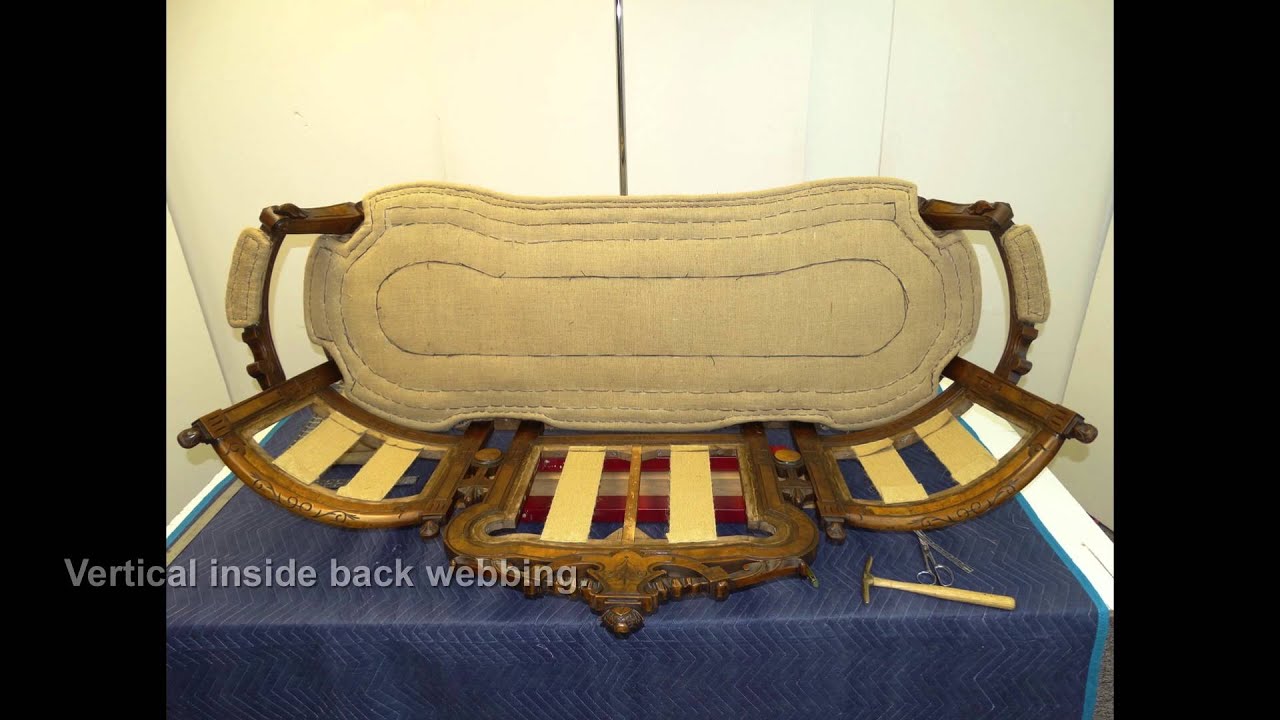 Victorian Eclectic Sofa by MPF Conservation