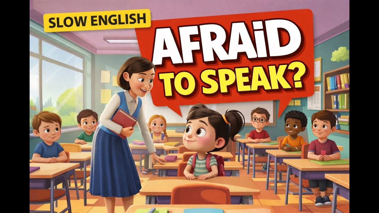 Slow English: Afraid to Speak? Build Confidence Step by Step