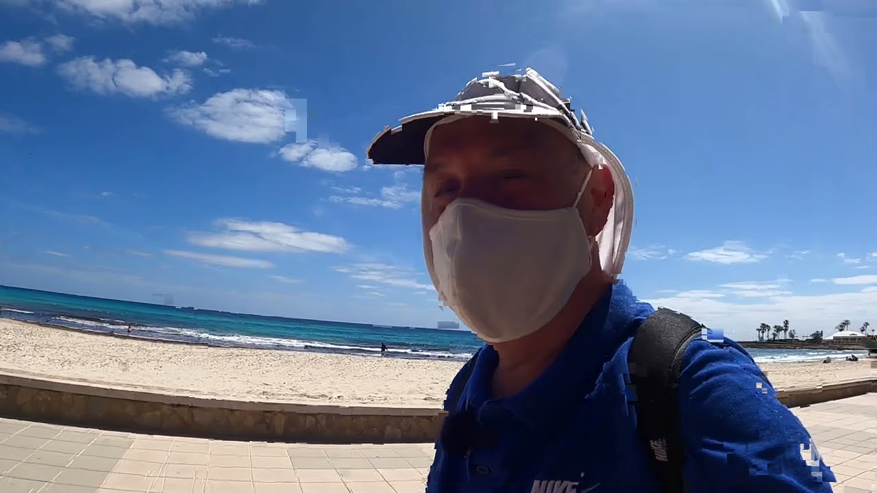 walking cala Millor, Sa Coma to Cala Bona Mallorca with my DRONE,, April 2021