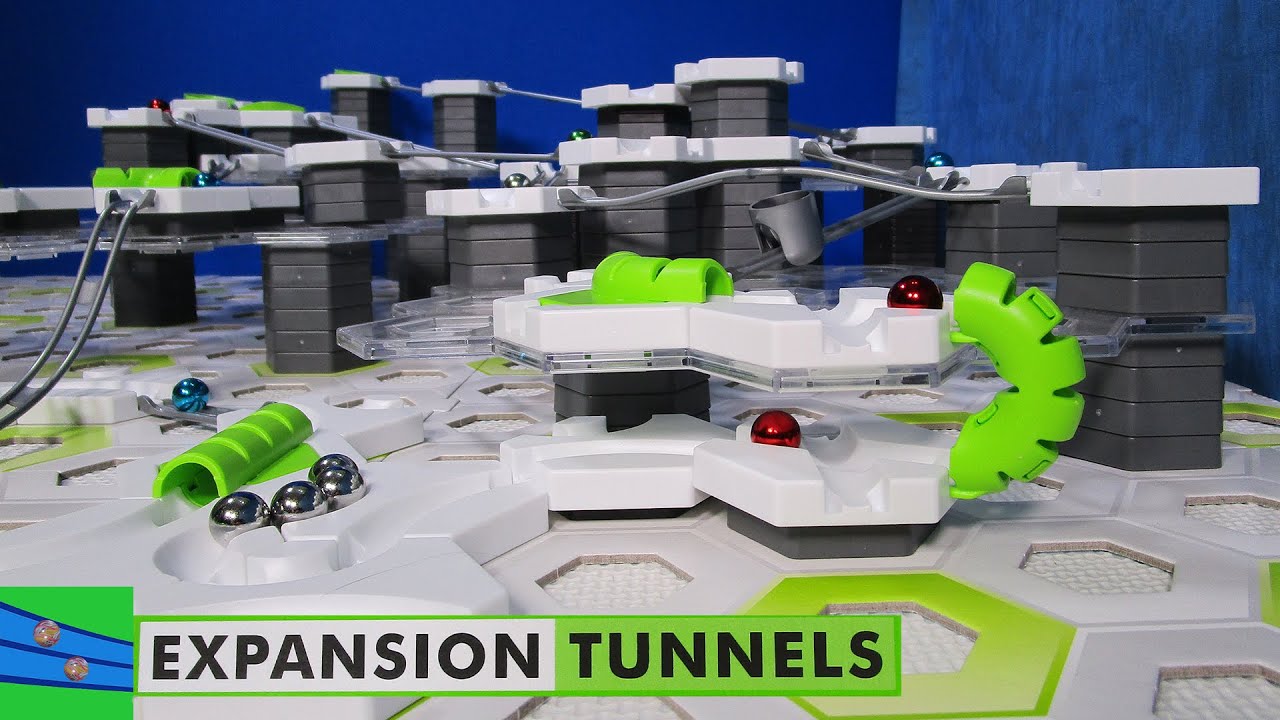 Gravitrax Expansion Tunnels Review by Marble Grooves